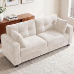 Modern 70" Loveseat Sofa with Charging Ports