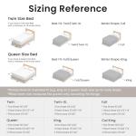 Beige Satin Sheet Set for Full Beds – 4 Pieces