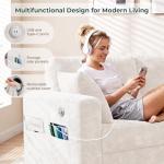 Modern 70" Loveseat Sofa with Charging Ports
