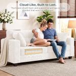 Modern 70" Loveseat Sofa with Charging Ports