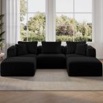 Novilla 106" U-Shape Modular Sectional Sofa