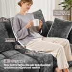 112" Modern L-Shaped Couch with Movable Ottoman