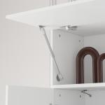 Romshine 114" Modern White Entertainment Center