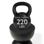 Modern Round Outdoor Side Table in Black