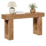63-Inch Wooden Console Table for Entryway or Sofa