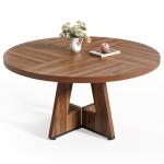 47-Inch Round Dining Table for 4-6 Guests