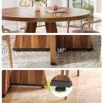 47-Inch Round Dining Table for 4-6 Guests