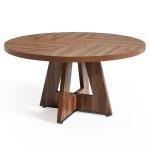 47-Inch Round Dining Table for 4-6 Guests