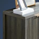 Midnight Oak Fluted Sideboard Storage Cabinet