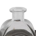 Iron Rectangle Tray with Handles and 5 Vases