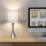 Dimmable 3-Way Touch Control Table Lamp
