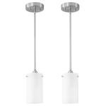 Eidonta Brushed Nickel Mini Pendant Light Set