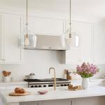 Kira Home Lucy 16" Brass Pendant Light