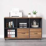 Tribesigns L-Shaped Desk and File Cabinet Set