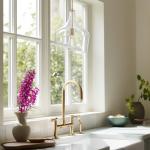 Kira Home Lucy 16" Brass Pendant Light