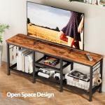 Rustic Brown TV Stand for TVs Up to 55