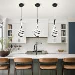 EIDISUNY Spiral LED Pendant Light Fixture
