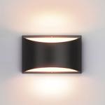 Aipsun Black LED Wall Sconce - Up/Down Light