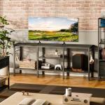 Stylish Black Oak TV Stand for Up to 55 Inch TVs