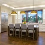 Gold Pendant Lights - 2-Pack Brushed Brass Lamps