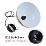 Gold Pendant Lights - 2-Pack Brushed Brass Lamps