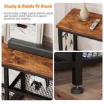 Rustic Brown TV Stand for TVs Up to 55