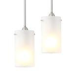 Eidonta Brushed Nickel Mini Pendant Light Set