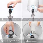 Dimmable 3-Way Touch Control Table Lamp