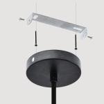 Gold Pendant Lights - 2-Pack Brushed Brass Lamps