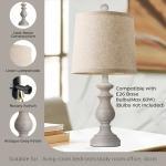 Set of 2 Rustic Farmhouse Table Lamps