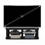 Furinno Nelly 3-Tier TV Stand with Open Shelves