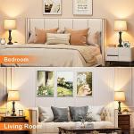 Seealle Touch Lamps Set - Dimmable Nightstand Lights