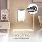 Matte Black Dimmable LED Wall Sconce Light