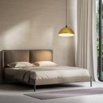 Gold Pendant Lights - 2-Pack Brushed Brass Lamps