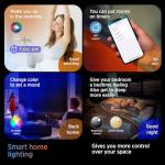 TALOYA Smart LED Ceiling Light Fixture 12 Inch