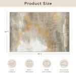 Ashler 6x9 Modern Abstract Non-Slip Area Rug