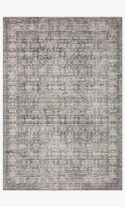 Loloi Alie Collection Round Area Rug, Charcoal/Dove