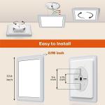 Smart LED Flush Mount Light with Remote Control