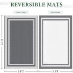 Reversible Outdoor Rug for Patio and Deck