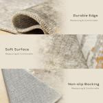 Ashler 6x9 Modern Abstract Non-Slip Area Rug