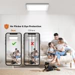 Smart LED Flush Mount Light with Remote Control