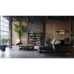 Modern 5-Inch Cylinder Black Ceiling Light Fixture