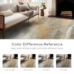 Ashler 6x9 Modern Abstract Non-Slip Area Rug