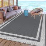 Reversible Outdoor Rug for Patio and Deck