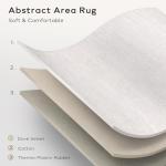 Ashler 6x9 Modern Abstract Non-Slip Area Rug