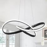 Dimmable Modern LED Chandelier with Adjustable Height