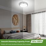 2-Pack 12" Dimmable LED Ceiling Lights