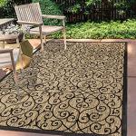 Vintage Filigree Indoor-Outdoor Area Rug 8x10