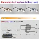 Modern LED Ceiling Light with Remote Control