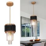 Gold Crystal Pendant Chandelier for Modern Spaces